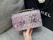 Kitlife Chanel handbag snakeskin material Pink - 20cm - 5