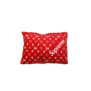 Lousi Vuitton Pet Square Pillow red - 4