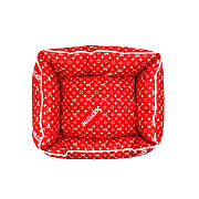 Lousi Vuitton Pet Square Pillow red - 2