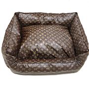 Lousi Vuitton Pet Square Pillow brown - 3