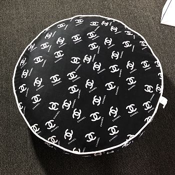 Chanel Pet Round pillow black