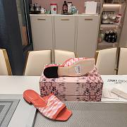 Kitlife Jimmy Choo Nako diamond-print slides Orange - 3