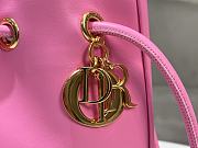 kitlife Medium Dior Nolita Bag Pink Macrocannage Lambskin - 27 x 25 x 5 cm - 6