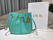 kitlife Medium Dior Nolita Bag Green Macrocannage Lambskin - 27 x 25 x 5 cm - 1