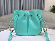 kitlife Medium Dior Nolita Bag Green Macrocannage Lambskin - 27 x 25 x 5 cm - 4