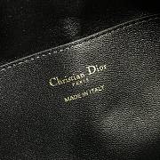 kitlife Medium Dior Nolita Bag Black Macrocannage Lambskin - 27 x 25 x 5 cm - 4