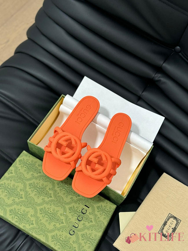 Kitlife Gucci slides Orange - 1