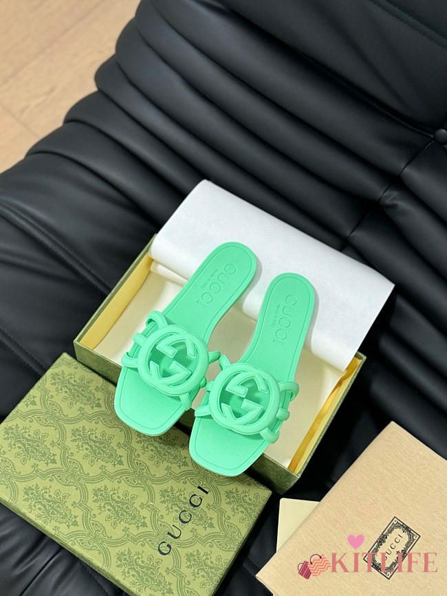 Kitlife Gucci slides Mint - 1