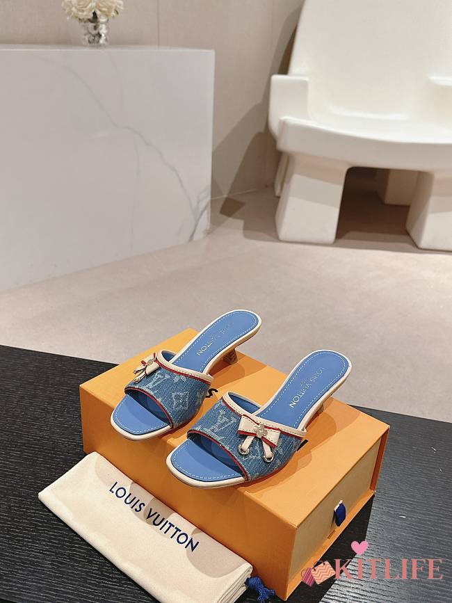 kitlife Louis Vuitton sandals Vintage blue denim - 1