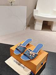 kitlife Louis Vuitton sandals Vintage blue denim - 1