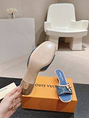 kitlife Louis Vuitton sandals Vintage blue denim - 6