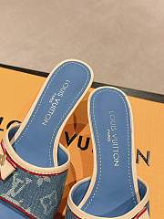 kitlife Louis Vuitton sandals Vintage blue denim - 5