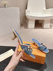 kitlife Louis Vuitton sandals Vintage blue denim - 3