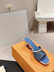 kitlife Louis Vuitton sandals Vintage blue denim - 2