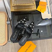 kitlife Lousi Vuitotn Mule pointue Blossom black 7.5cm - 2