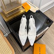 LV Sparkle Slingback Pump white 6.5cm - 2