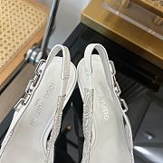 LV Sparkle Slingback Pump white 6.5cm - 4