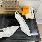 LV Sparkle Slingback Pump white 6.5cm - 6