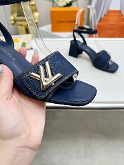 Louis Vuitton Shake Sandal Dark Blue 8.5 cm - 5