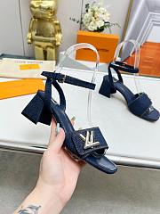 Louis Vuitton Shake Sandal Dark Blue 8.5 cm - 2