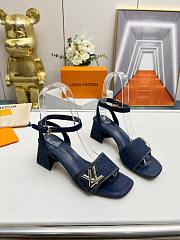 Louis Vuitton Shake Sandal Dark Blue 8.5 cm - 3