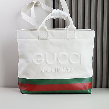 kitlife Gucci Canvas tote bag white - 40x38x17 cm