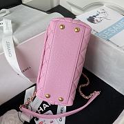 Kitlife Chanel Coco Handle Gold Hardware Pink- 23cm - 4