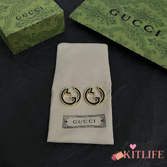 kitlife Gucci Earrings gold-black - 1