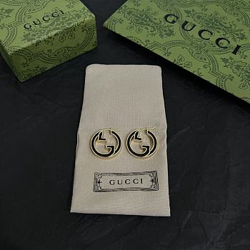 kitlife Gucci Earrings gold-black