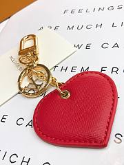 Kitlife Louis Vuitton Key Chain heart red  - 6