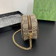 kitlife Gucci Brown Coin Purse With Strawberry - 5