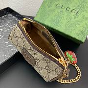 kitlife Gucci Brown Coin Purse With Strawberry 01 - 3