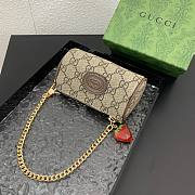 kitlife Gucci Brown Coin Purse With Strawberry 01 - 2