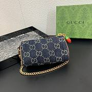 kitlife Gucci Blue Coin Purse With Strawberry 01 - 2