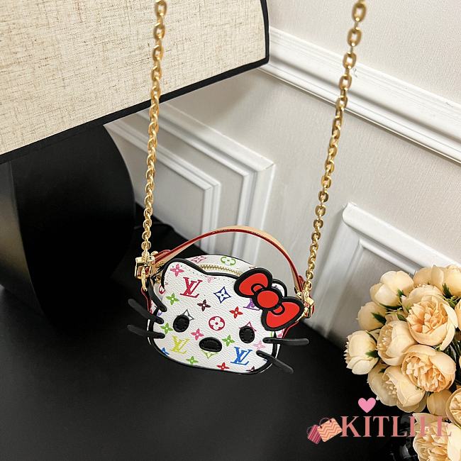 kitlife Louis Vuitton & Hello Kitty Purse white - 10×8×4cm - 1