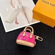 Louis Vuitton Key Holder Micro Alma Verni pink 6.5x9z4.5 cm - 1