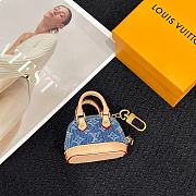 Louis Vuitton Key Holder Micro Alma Verni Denim 6.5x9z4.5 cm - 1