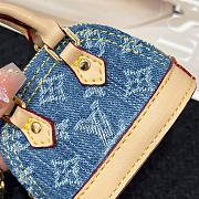 Louis Vuitton Key Holder Micro Alma Verni Denim 6.5x9z4.5 cm - 3