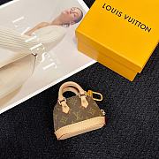 Louis Vuitton Key Holder Micro Alma Verni Brown 6.5x9z4.5 cm - 1