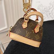 Louis Vuitton Key Holder Micro Alma Verni Brown 6.5x9z4.5 cm - 6