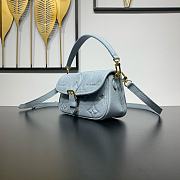 Kitlife Louis Vuitton Diane mini blue bag - M83566 - 19 x 10.5 x 6 cm - 5