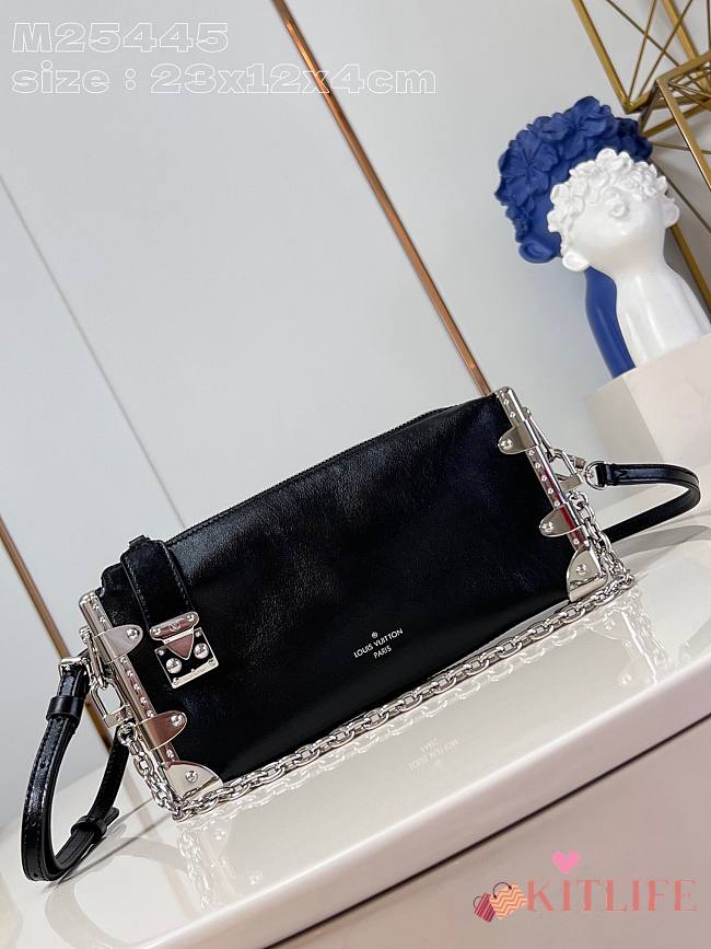 kitlife Louis Vuitton S-lock black Slim Trunk bag - M25445 - 23 x 12 x 4 cm - 1