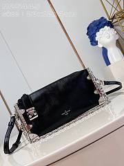 kitlife Louis Vuitton S-lock black Slim Trunk bag - M25445 - 23 x 12 x 4 cm - 1