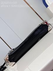 kitlife Louis Vuitton S-lock black Slim Trunk bag - M25445 - 23 x 12 x 4 cm - 4