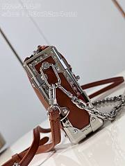 kitlife Louis Vuitton S-lock brown Slim Trunk bag - M25445 - 23 x 12 x 4 cm - 5