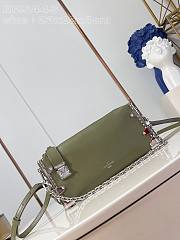 kitlife Louis Vuitton S-lock Green Slim Trunk bag - M25445 - 23 x 12 x 4 cm - 1