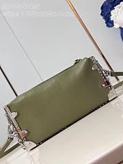 kitlife Louis Vuitton S-lock Green Slim Trunk bag - M25445 - 23 x 12 x 4 cm - 4