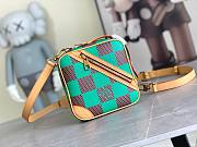 kitlife Louis Vuitton Chess Messenger green bag - 24x24x8CM - 3