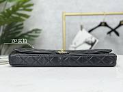 kitlife Chanel maxi cluth Shiny Lambskin & Gold-Tone Metal Black bag - 18 × 38 × 4 cm - 6