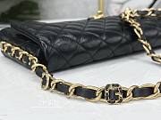 kitlife Chanel maxi cluth Shiny Lambskin & Gold-Tone Metal Black bag - 18 × 38 × 4 cm - 4